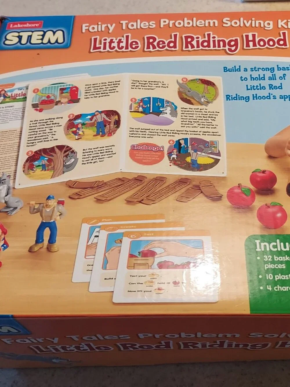 Lakeshore STEM Fairy Tales Problem Solving Kit - The Gingerbread Man USED